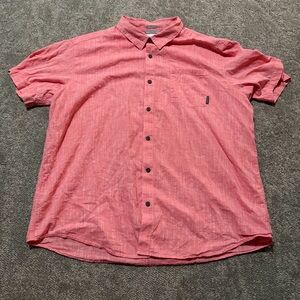Columbia 2XL men’s button down shirt all‎ lightweight cotton great color
